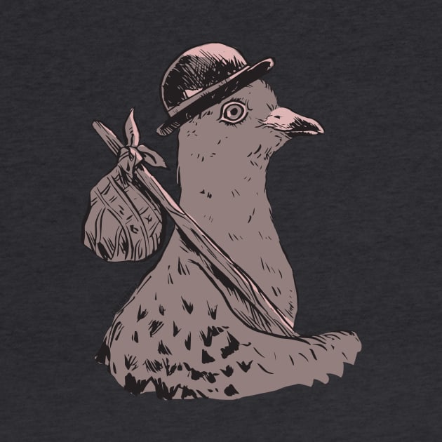 Hobo Pigeon by zerostreet